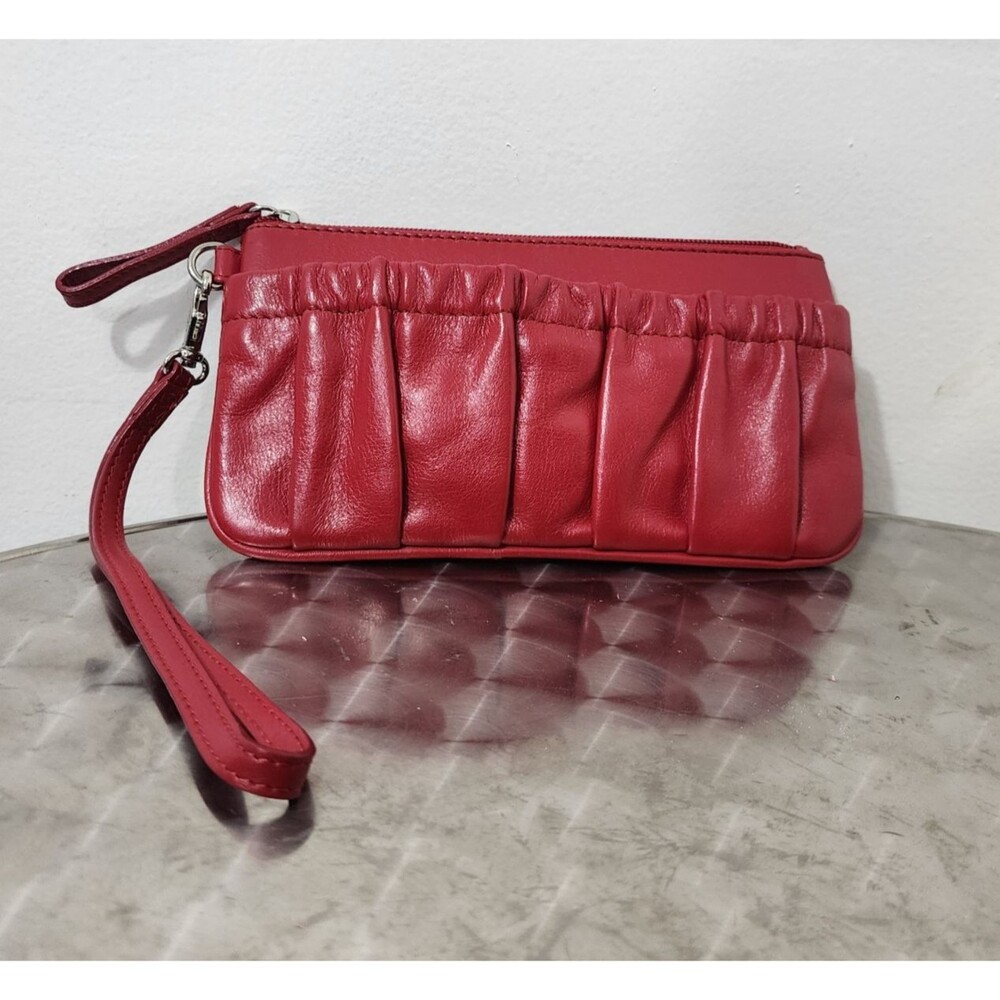 ILI New York 100% Leather Womens Pocket Wristlet Credit Card Holder Wallet India